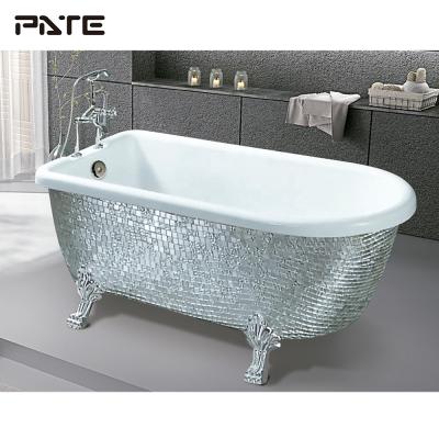 China Bathroom Freestanding Bathtubs Modern White Acrylic Bathtub Small for sale