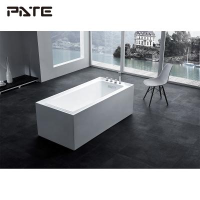 China New Design Modern Acrylic Freestanding Bathtub Spa Bathroom Soaking Tubs for sale