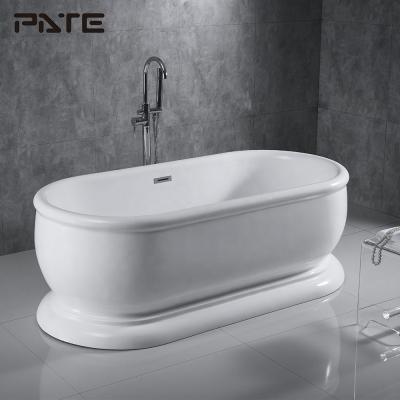 China Good Free Prices Free Standing Oval Acrylic Shower Bathtub for sale