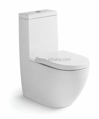 China Double-Flow Chaozhou Factory Bathroom Wc Two-piece Washdown High Quality European Standard Ceramic Toilet for sale