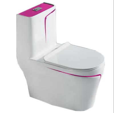 China Double-flush Toilet One Piece Sanitary Ware Ceramic WC Wash Down Toilet for sale