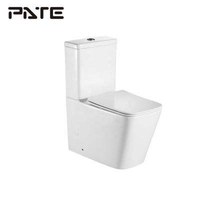 China Australian Standard Double-Flow Wall Faced Customized Ceramic Toilets On Sale for sale