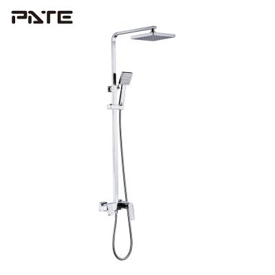 China With Slide Bar Contemporary Style Single Handle Sanitary Ware Shower Faucet Set for sale