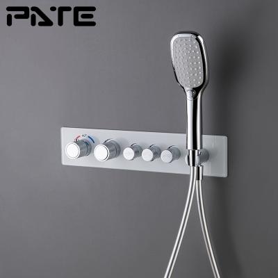 China Without Slide Bar Foshan Factory Good Quality Rainfall Bathroom Sus304 Shower Sets for sale