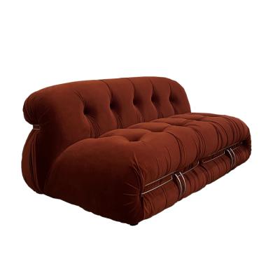 China Comfortable Unique Steel Design Sofa Bed Hippo Style Fabric Tiger Armless Chair Armless Chair for Luxury Living Room Home Furniture for sale