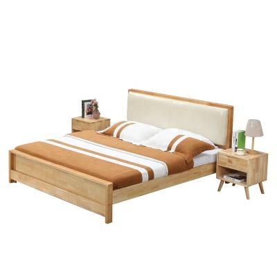 China Adjustable King Bed Double Modern Bed Room Furniture Bedroom Wooden Bed (Others) Furniture for sale