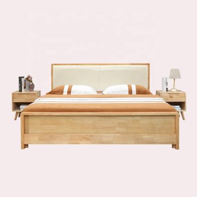 China (Other) Best Selling Modern Design Hotel Bed Room Furniture Adjustable King Size Wood Bed From China for sale