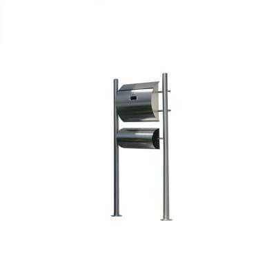 China Satin Stainless Steel Contemporary Standing Mailbox For Sale for sale