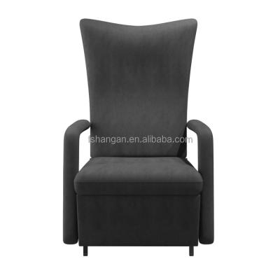 China Canvas Massage Gray Fabric For Living Room Bedroom Recliner Swivel Rocker Chair Theater Chair Single Multi-Position Extended Chair for sale