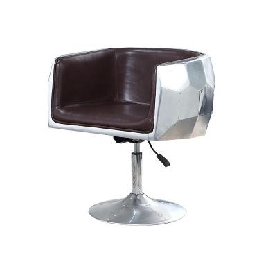 China Original Hot Selling Rotating Vintage Aluminum Rocking Back Aviator Rotatable Chair for sale