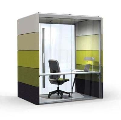 China Modern Green Office POD Miniature Office In Backyard Garden Pod Customized Home Office Shed Prefab Home for sale