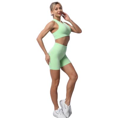 China New Breathable Breathable Quick Dry Yoga Set Soft Booty 8 Color Bra Tops Waisted Shirtless Top Lifting Activewear For Women for sale