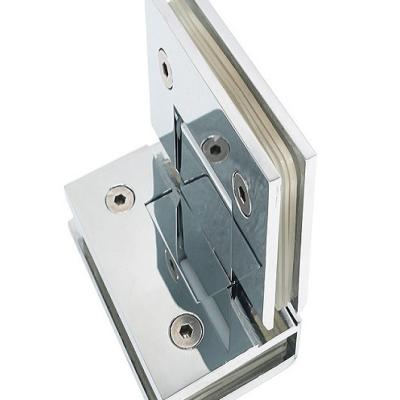 China Easy Installation and Safe Factory Price Shower Room Brass Screen Pivot Shower Glass Interior Door Hinge for sale