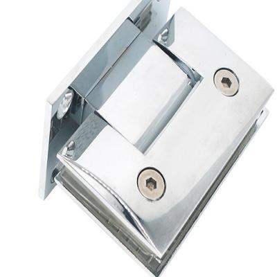 China Easy Installation And Safe Luxury Brass Material Invisible Shower Room Pivot Kitchen Glass Door Hinge for sale