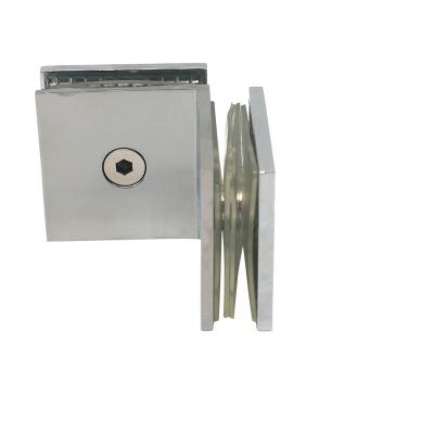 China Easy Installation Fit 90 Degree Bathroom Shower Brass Sliding Glass To Flange Glass Door Hinge for sale