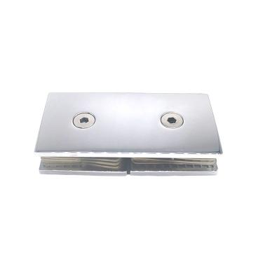 China High Quality Easy Installation Stainless Steel Flange Connector Shower Room Corner Hold Glass Flange Brass Material Shower Glass Door Hinge for sale