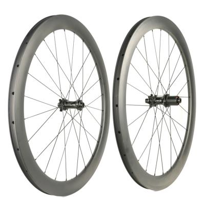 China Road Bike 50mm Road Bike 700c Carbon Wheelset 700c Carbon Road Bicycles Depth 25mm Width Anvil Disc Brake Bicycle Carbon Wheels for sale