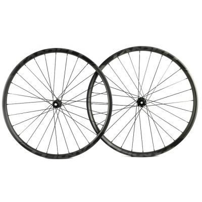 China 29er MTB Mountain Bikes Carbon Wheelset 36mm Width XC Hookless Asymmetric Carbon Wheels With 350 Hub for sale