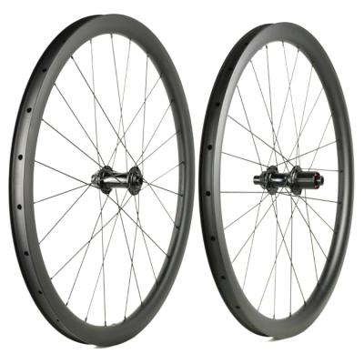 China Road Bikes 650B Carbon Gravel CX Wheels 35mm Disc Brake Carbon Gravel Cyclocross Bicycle Wheelset for sale