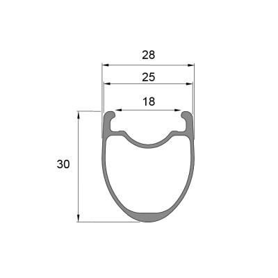 China Road Bikes 700c Bike Wheels Road Disc Brake Bike 25mm 24 Hole Wide Carbon Anvil Tubeless Rims 38mm for sale