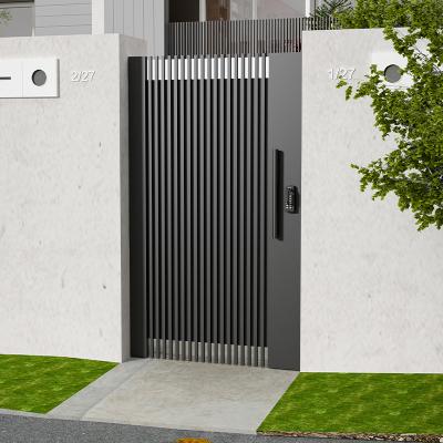 China CBMmart Modern Design Aluminum Main Front House Gates Iron Driveway Metal Driveway Easily Assembled Gate For Sale for sale