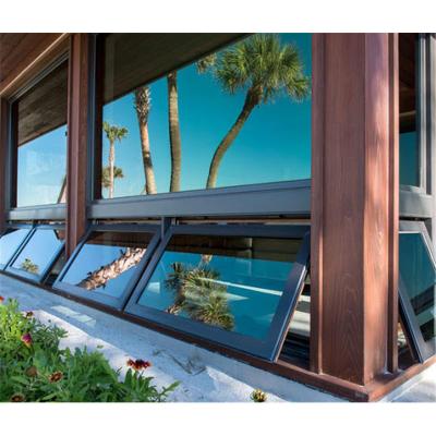 China CBMmart Sliding Australian Standard Timber Reveal Sound Insulation Tempered Glass Top Hung Aluminum Awning Window for sale