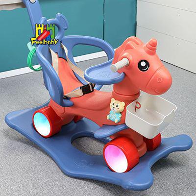 China Ride on the Toy Feelbaby Unicorn Rocking Horse for sale