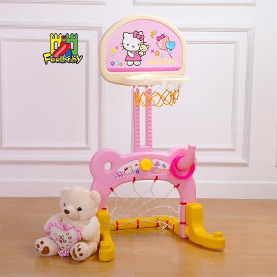 China 1-8 Years Old Feelbaby Classic Hoop Rack Basketball for sale