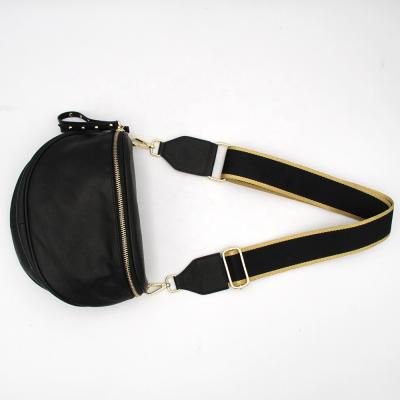 China Fashion Hot Sale Unisex Leather Cross - Body Bag Custom Leisure First Pose Cowhide Bum Bag for sale