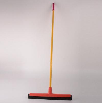 China Sustainable Plastic Floor Squeegee Window Wiper Floor Cleaning Wiper With Stainless Steel PP Handle for sale