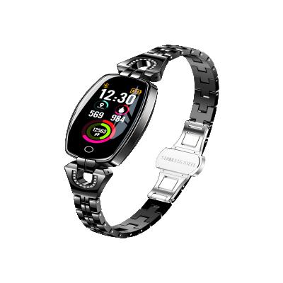 China New 2021 Full Touch Screen TFT Women Date H8 Sport Fashion Model Multiple Smart Watch Automatic Sleep Monitoring for sale