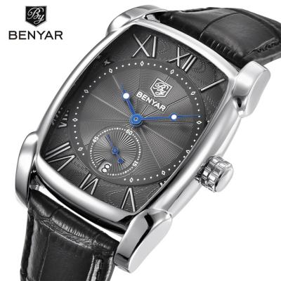 China BENYAR BY-5114M High Quality Luxury Automatic Date Men Brand 30m Waterproof Quartz Watches Men Fashion Benyar Watch for sale