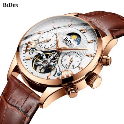 China BIDEN 0189 Automatic Date Automatic Mechanical Watch Movements For Sale Moonphase Elegant Luminous Luxury Watch Box for sale