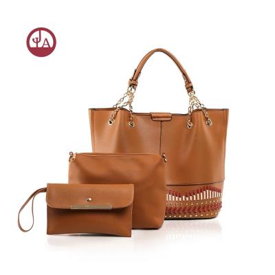 China Fashion 619 New Arrival 3PCS Lady Purse Handbag Set 2017 Fashionable Women Handbag for sale