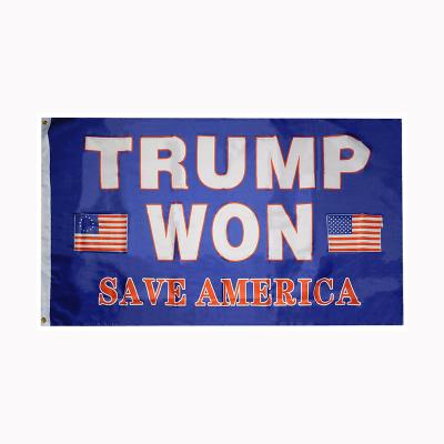 China Flying / Hanging 3' x5 High Quality 100% Polyester Screen Printed Trump 2024 Flag for sale