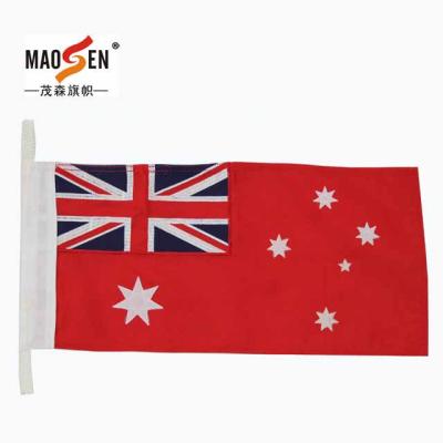 China FLY 2 Yards Rotated PolyesterTop Quality Sewn Australian Flag Red Flag for sale