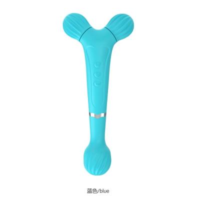 China 7 Frequency Vibration Heads Triple Vibration Slimming Massager Roller Muscle Stretch Massage G Spot Adult Multisite Stimulating Beauty Vibrator for sale