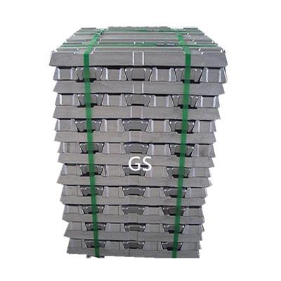 China Aluminum Ingots Gray Series Pure Silver 99.7% Ingot 99.7% Zinc A7 99.996% for sale