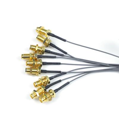 China Rf SMA to ipex / UFL RF RP 10cm sma extension cable braid rf cable 1.13 for sale