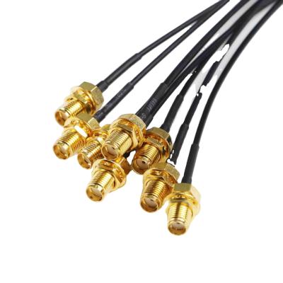 China SMA To Ipex/UFL RF RP 10cm RCD Female Extension Cable SMA Extension Cable Pigtail RF Cable 1.13 for sale