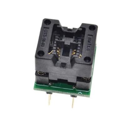 China SOIC8 SOP8 Module to DIP8 Seat Widebody 200mil Adapter Socket Blue Programmer for sale