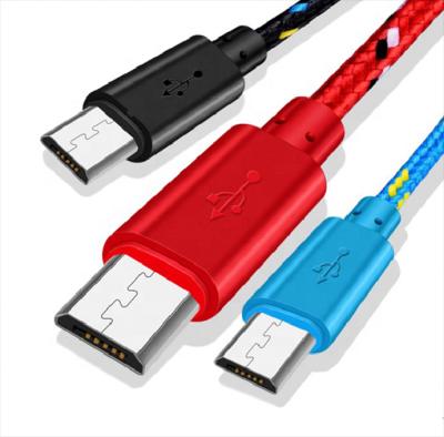 China Mobile Phone Android Cable Mobile Phone Cable USB Fast Charging Nylon Charging Micro Data Cable for sale