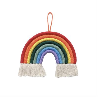 China Shabby chic hot sale home decor hand - woven hanging macrame kids room decoration for sale