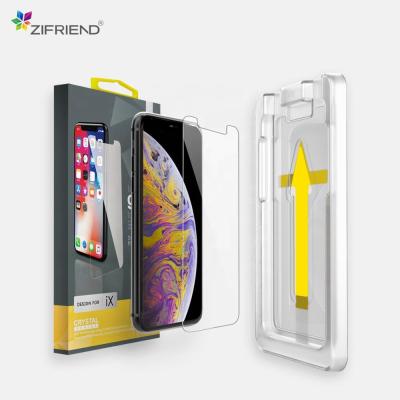 China High Transparent Top Selling Mobile Products Tempered Glass Screen Protector For iPhone X With Easy Install Tool for sale