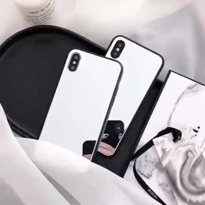 China Waterproof Beauty Smartphone Mirror Phone Case For iPhone X 7 6 Mobile Case Cover Phone Accessories for sale