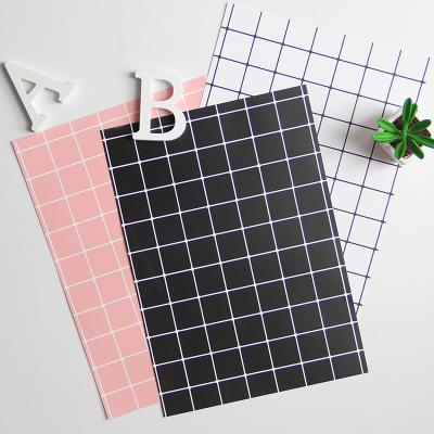 China Simple Retro Plaid Scenic Double Sided Cards Magazine Yiscaxia Pictures With Props Photography Introductory Statement for sale