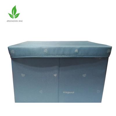 China 2021 Foldable Hot Sale Mult-function Folded Storage Box Household Storage Chair Shoes Receive Box for sale