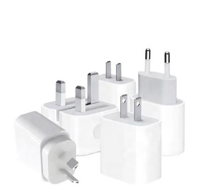 China Mobile Phone for iPhone14 Adapter PD 20W USB-C Charger Original Fast Charger EU USA Plug in USBC Wall Charger Cable for iPhone 14 13 12 for sale