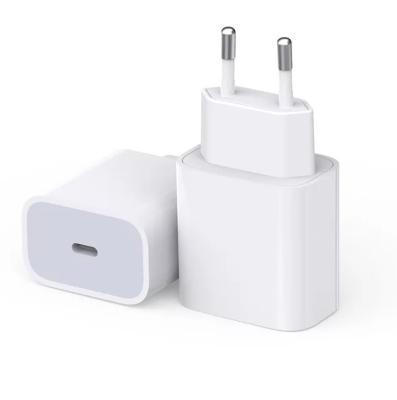 China 20W Qi PD Fire Retardant Material Mobile Phone PC Phone Fast Charging Usb C Power Adapter For Iphone 11Pro 12 Pro PD Charger for sale