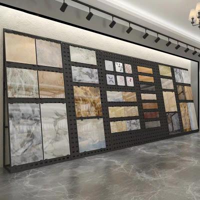 China Powder Coated Iron Coated Factory Direct Ceramic Tile Display Stands For Modern Polished Marble for sale